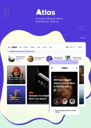 قالب Atlas اطلس قالب مجله ای فارسی و راستچین وردپرس