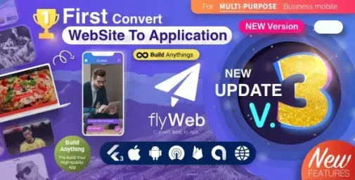 دانلود FlyWeb ابزار تبدیل سایت به اپلیکیشن اندروید و iOS
