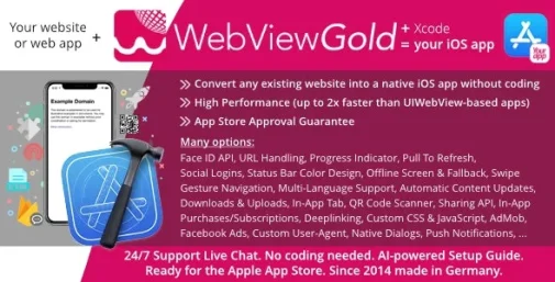 دانلود WebViewGold تبدیل سایت به اپلیکیشن iOS