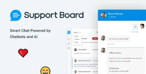 دانلود Support Board ساپورت بورد اسکریپت چت و پشتیبانی آنلاین