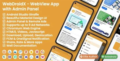 دانلود WebDroidX اپلیکیشن ساز وب ویو اندروید