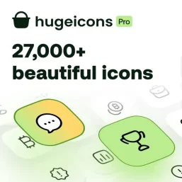 دانلود Hugeicons Pro پکیج عظیم آیکون