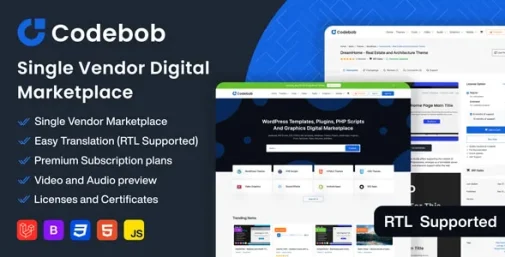Codebob اسکریپت فروش فایل بر پایه PHP + راست چین