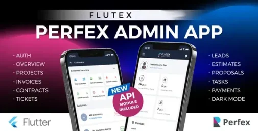 دانلود اپلیکیشن Flutex فلاتکس مدیریت پرفکس