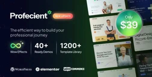 دانلود قالب فروشگاهی Profecient برای وردپرس