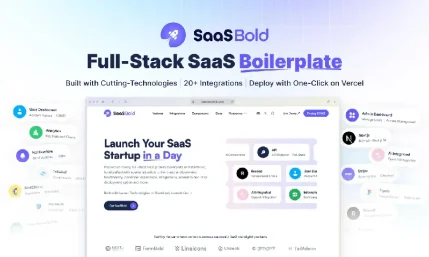 دانلود SaaSBold Pro ساسبولد کیت استارتر نکست جی اس