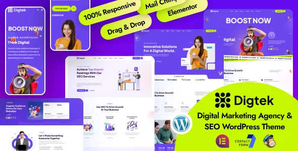 دانلود قالب Digtek برای وردپرس