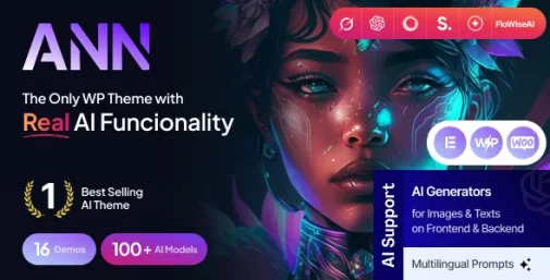 قالب هوش مصنوعی ANN | قالب چندمنظوره آن فارسی و راستچین برای وردپرس