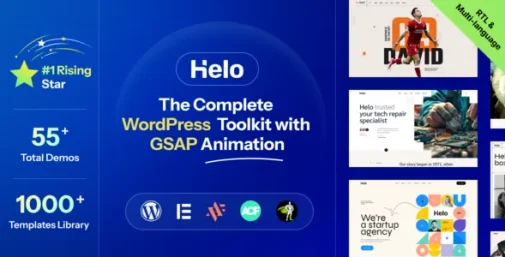 دانلود قالب چندمنظوره Helo برای وردپرس