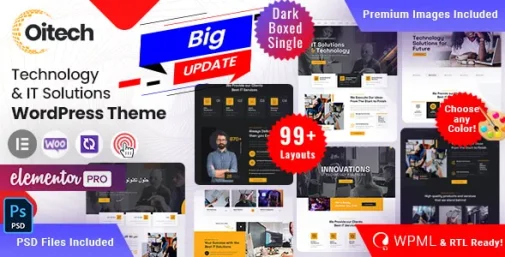 دانلود قالب Oitech برای وردپرس