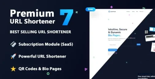 دانلود اسکریپت کوتاه کننده لینک Premium URL Shortener