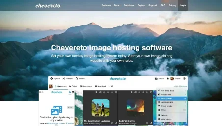 Chevereto اسکریپت میزبانی و آپلود عکس و ویدیو