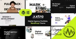 دانلود Axtra قالب نمونه کار شرکتی وردپرس