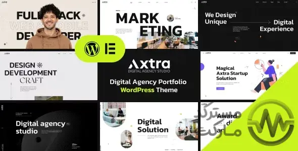 دانلود Axtra قالب نمونه کار شرکتی وردپرس