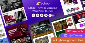 دانلود قالب مجله ای Echoo برای وردپرس + راستچین