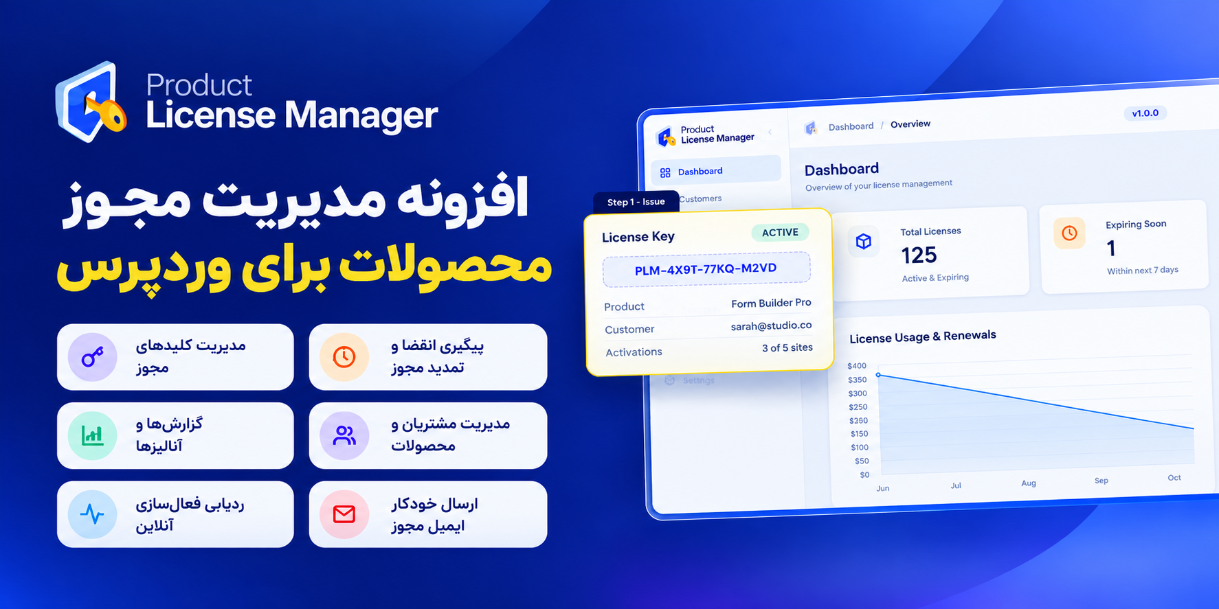 دانلود افزونه DiviNext Product License Manager Pro برای وردپرس